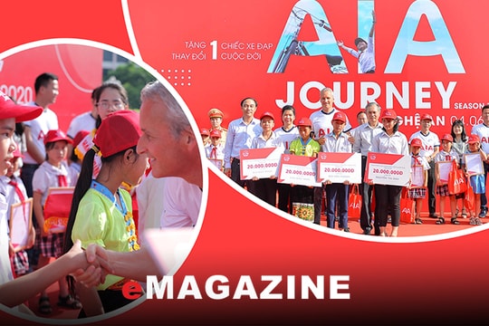 AIA Việt Nam đưa 'Hành trình cuộc sống' đến với trẻ em khó khăn tỉnh Nghệ An