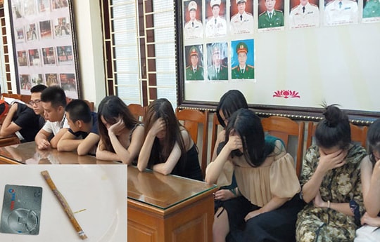 Mừng sinh nhật bằng ma túy, 14 nam, nữ bị bắt quả tang