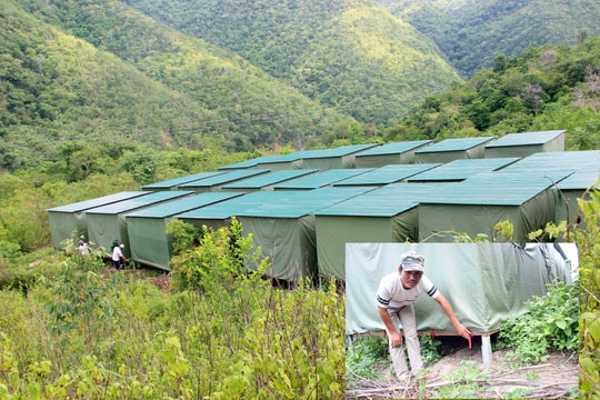 Cận cảnh 'nhà dã chiến' sơ tán khẩn cấp 158 hộ khỏi nguy cơ sạt lở ở Kỳ Sơn