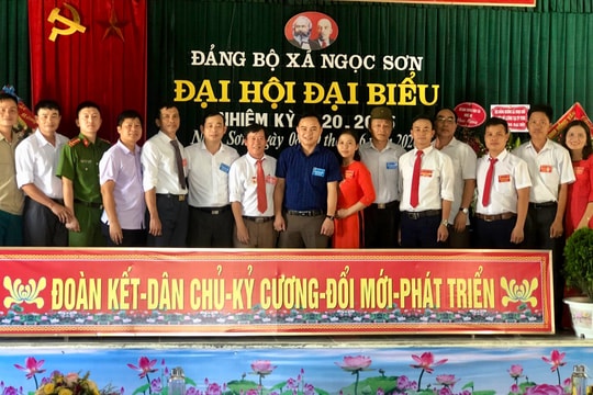 Đại hội Đảng bộ xã Ngọc Sơn (Đô Lương) nhiệm kỳ 2020 - 2025