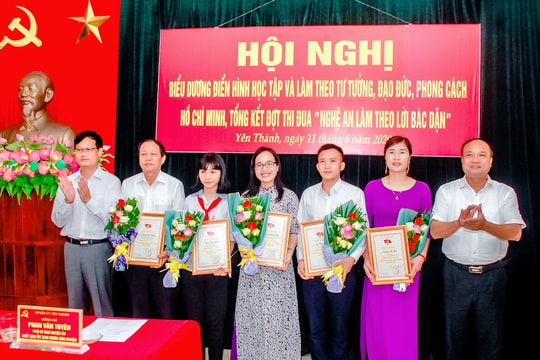 Biểu dương điển hình Học tập và làm theo Bác ở Yên Thành