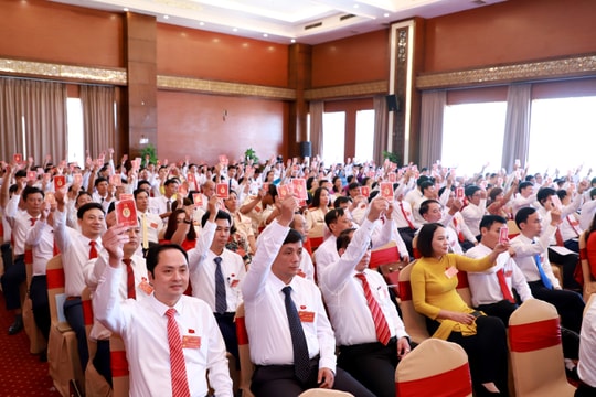 Khai mạc Đại hội đại biểu Đảng bộ thị xã Cửa Lò lần thứ VI, nhiệm kỳ 2020 - 2025