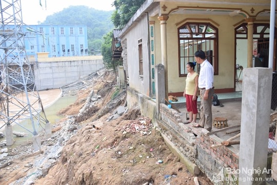 Sớm hoàn thành di dời 14 hộ dân bị chịu ảnh hưởng do thủy điện xả lũ