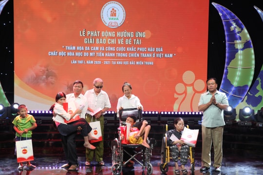 Phát động cuộc thi báo chí về đề tài chất độc da cam/dioxin