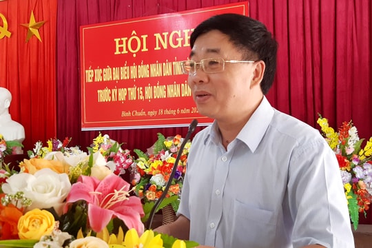 Đại biểu HĐND tỉnh khóa XVII tiếp xúc cử tri tại các địa phương 