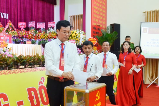 Đại hội đại biểu Đảng bộ phường Đông Vĩnh (TP. Vinh) nhiệm kỳ 2020 - 2025