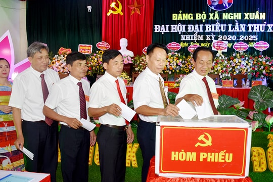 Đại hội Đảng bộ xã Nghi Xuân (Nghi Lộc), nhiệm kỳ 2020 - 2025