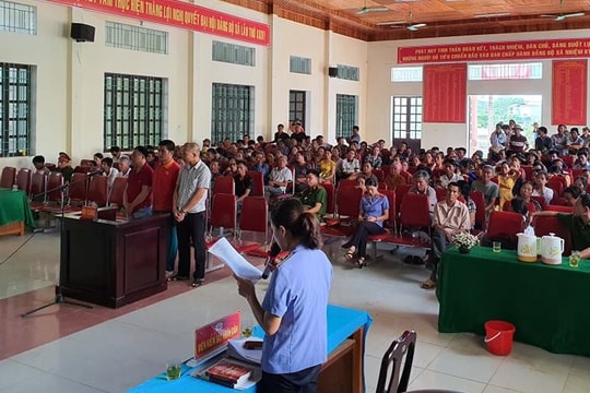 Tuyên 16 năm tù nhóm thanh niên Quỳnh Lưu phạm tội liên quan ma túy 