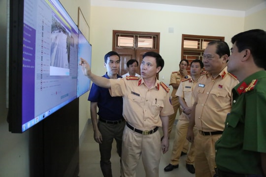 Khánh thành hệ thống giám sát, xử lý vi phạm TTATGT trên Quốc lộ 1A đoạn qua Nghệ An