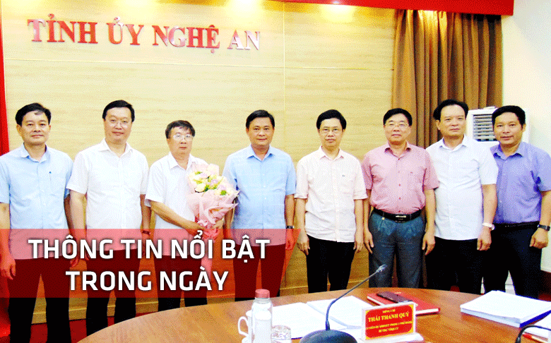 Nghệ An: Thông tin nổi bật ngày 22/6