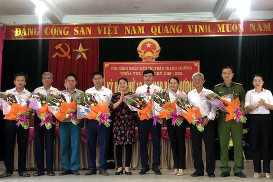 Thị trấn Thanh Chương có Chủ tịch HĐND, Chủ tịch UBND mới