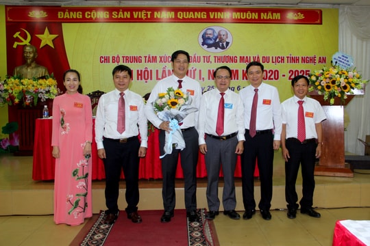 Đại hội lần thứ nhất Chi bộ Trung tâm Xúc tiến Đầu tư, Thương mại và Du lịch Nghệ An 
