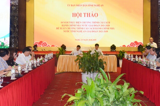 Nghệ An bàn giải pháp nâng cao hiệu quả công tác cải cách hành chính