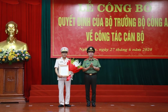 Đại tá Võ Trọng Hải được điều động giữ chức vụ Giám đốc Công an Nghệ An