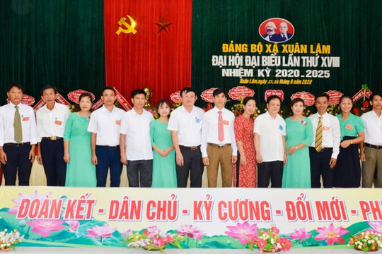 Đại hội đại biểu Đảng bộ xã Xuân Lâm, Nam Đàn nhiệm kỳ 2020 - 2025  ​