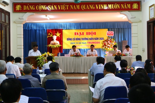 Công ty Cổ phần Trung Đô: Đại hội đồng cổ đông thường niên năm 2020