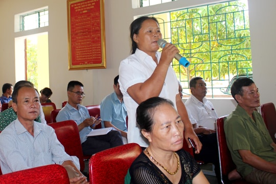 Cử tri huyện Anh Sơn kiến nghị nhiều vấn đề liên quan đến đời sống dân sinh