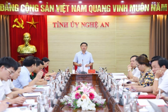 Ban Thường vụ Tỉnh ủy Nghệ An duyệt Đại hội đại biểu Đảng bộ Khối CCQ tỉnh lần thứ XX