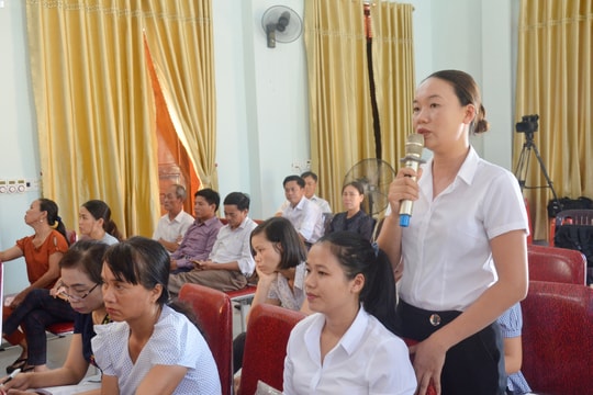 Cử tri Thanh Chương nêu những khó khăn trong giải quyết cán bộ dôi dư sau sáp nhập 