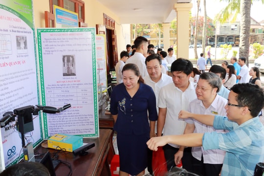 125 sản phẩm tham dự cuộc thi sáng tạo Thanh thiếu nhi tỉnh Nghệ An