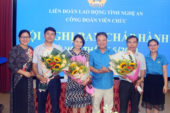 Bầu bổ sung 3 ủy viên Ban Chấp hành Công đoàn Viên chức tỉnh Nghệ An