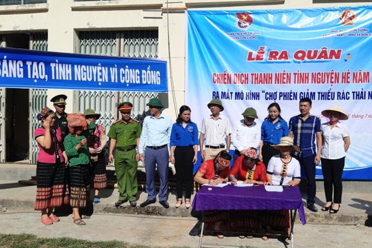 Sôi nổi Chiến dịch Thanh niên tình nguyện hè 2020 ở Nghệ An