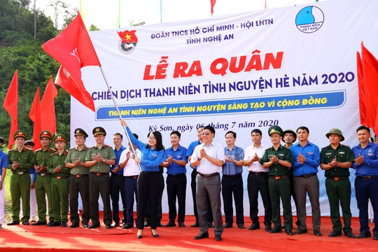 Tuổi trẻ Nghệ An ra quân Chiến dịch tình nguyện hè 2020 tại xã vùng biên Mỹ Lý (Kỳ Sơn) 