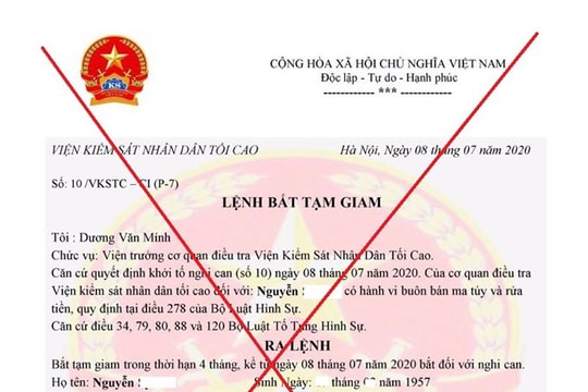 Cán bộ hưu trí ở Nghệ An mất 120 triệu đồng vì tin tờ lệnh tạm giam được gửi qua Zalo
