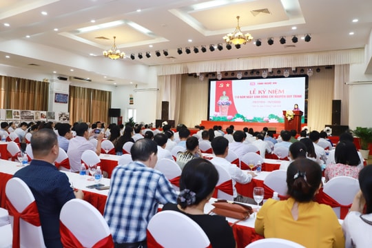 Trang trọng Lễ kỷ niệm 110 năm ngày sinh đồng chí Nguyễn Duy Trinh