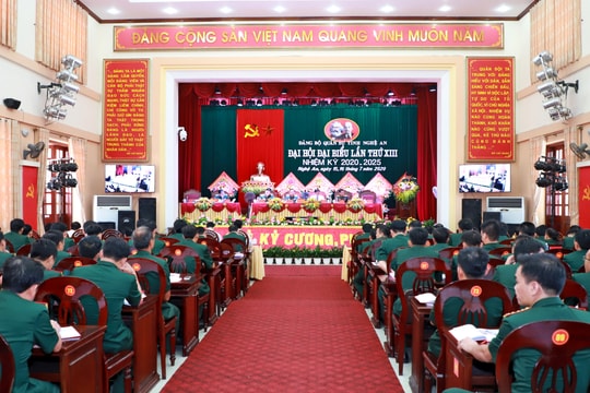 Đại hội đại biểu Đảng bộ Quân sự tỉnh Nghệ An nhiệm kỳ 2020-2025 tổ chức phiên trù bị