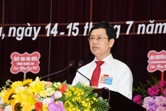 Đồng chí Nguyễn Xuân Sơn lưu ý 5 nhiệm vụ trọng tâm trong nhiệm kỳ 2020-2025 với huyện Diễn Châu