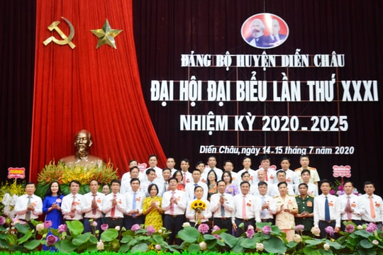 Danh sách Ban Chấp hành Đảng bộ, Ban Thường vụ Huyện ủy Diễn Châu nhiệm kỳ 2020-2025