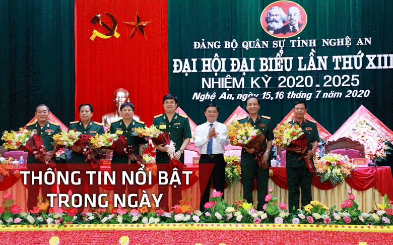 Nghệ An: Thông tin nổi bật ngày 16/7