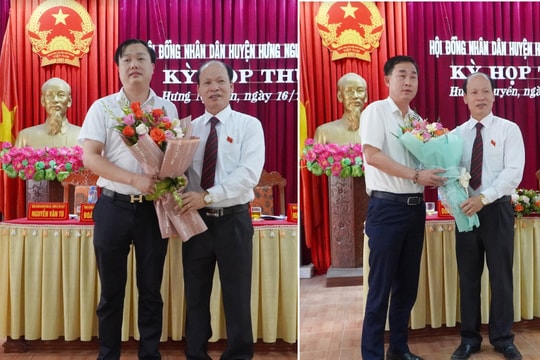 Bầu bổ sung Chủ tịch, Phó Chủ tịch UBND huyện Hưng Nguyên