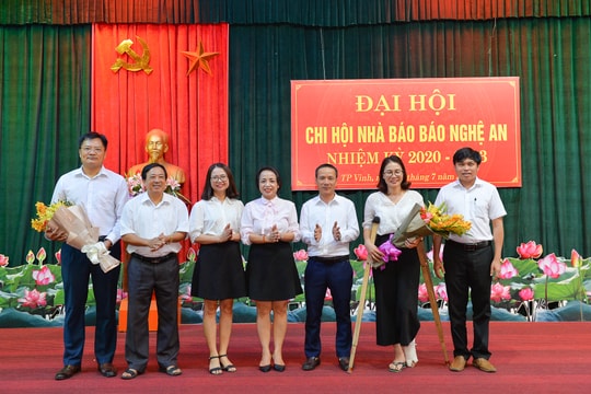 Chi hội Nhà báo Báo Nghệ An đại hội nhiệm kỳ 2020 - 2023