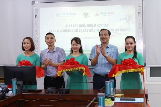 Bệnh viện Đa khoa TP Vinh khai trương dịch vụ ‘Lấy mẫu xét nghiệm tại nhà’