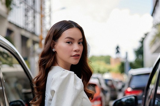 Hà Hồ dám 'chơi' giày cao gót ở tháng thứ 5 song thai, xuất hiện cực xinh đẹp