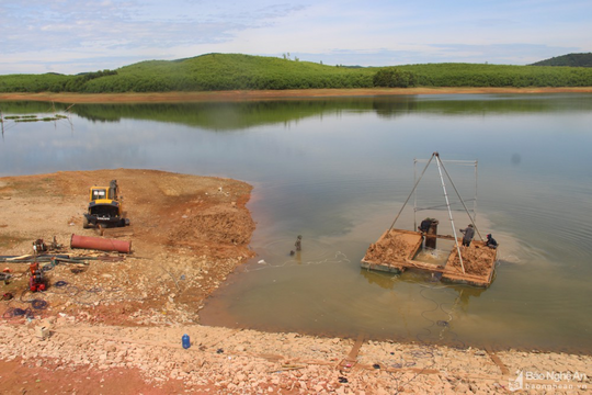 Mở lại cửa xả hồ Vực Mấu trước 5 ngày so với kế hoạch