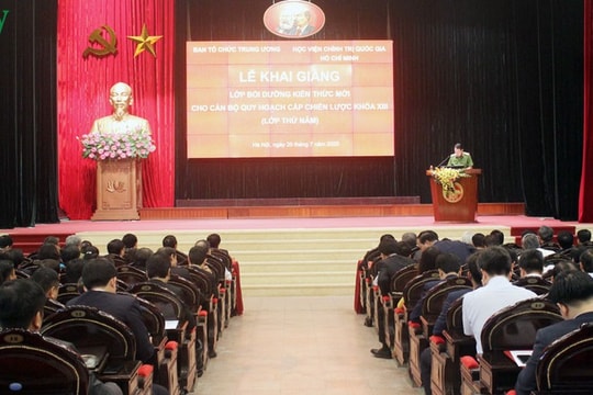 40 cán bộ quy hoạch cấp chiến lược được bồi dưỡng kiến thức mới