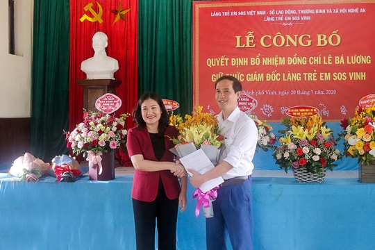 Bổ nhiệm Giám đốc Làng trẻ em SOS Vinh