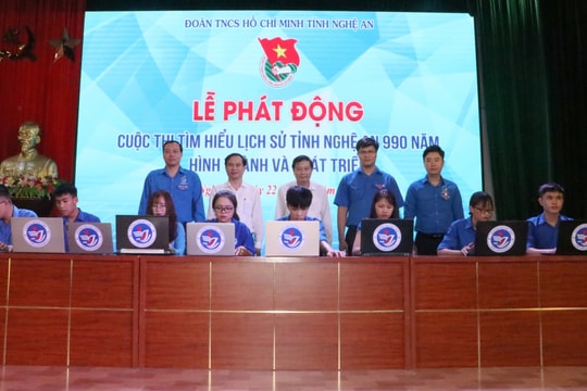Phát động cuộc thi tìm hiểu 'Lịch sử tỉnh Nghệ An 990 năm hình thành và phát triển'