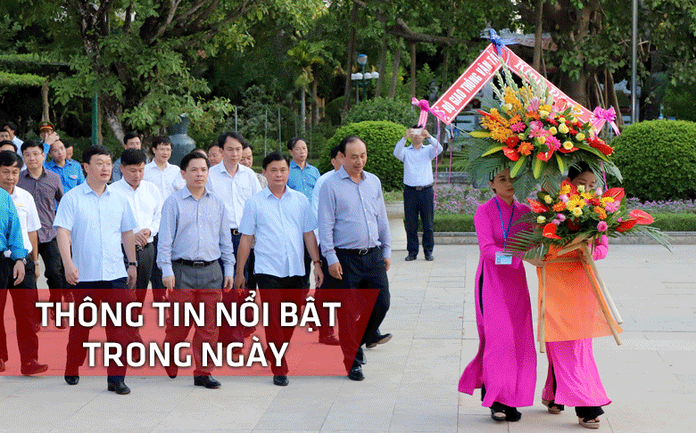 Nghệ An: Thông tin nổi bật ngày 24/7