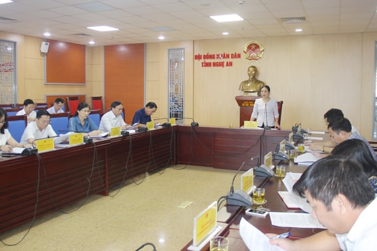 Nhiều kiến nghị sau giám sát của HĐND tỉnh Nghệ An chưa được giải trình làm rõ