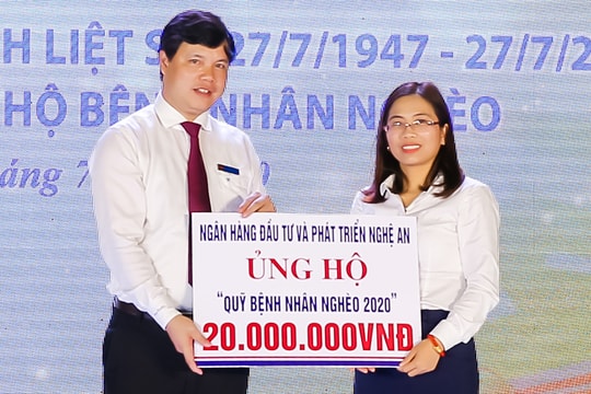 Bệnh viện Y học cổ truyền Nghệ An kêu gọi gây quỹ ủng hộ bệnh nhân nghèo gần 200 triệu đồng