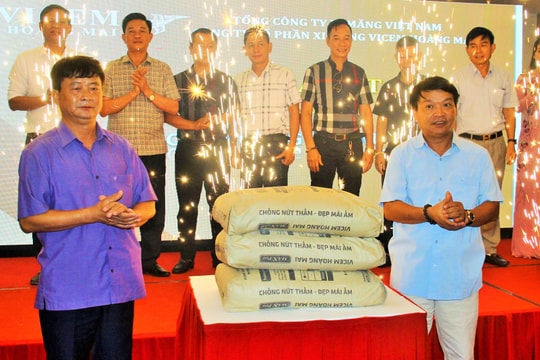 Ra mắt sản phẩm mới xi măng MAXPRO Vicem Hoàng Mai