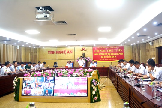 Công bố quyết định kiểm toán ngân sách địa phương năm 2019 tại Nghệ An