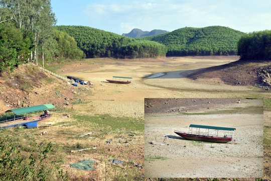 Đập Vệ Vừng - niềm tự hào của quê lúa Yên Thành cạn khô chưa từng thấy