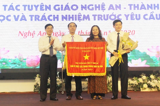 Tọa đàm 'Công tác Tuyên giáo Nghệ An - Thành tựu, bài học và trách nhiệm trước yêu cầu mới'