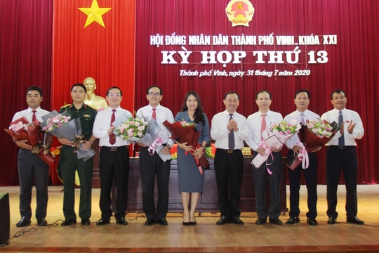 Bầu bổ sung 3 Phó Chủ tịch UBND thành phố Vinh nhiệm kỳ 2016 - 2021