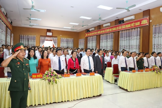 Đại hội đại biểu Đảng bộ huyện Quỳ Châu nhiệm kỳ 2020-2025 khai mạc phiên chính thức